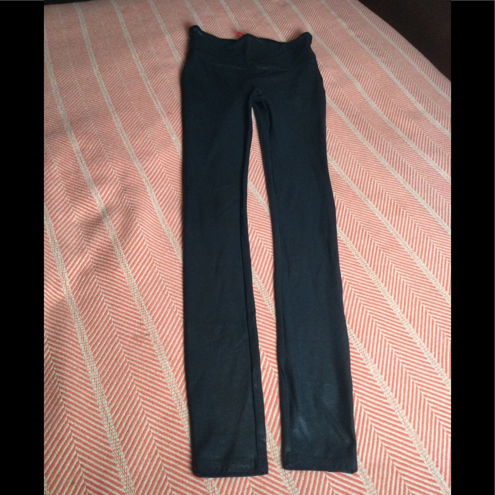 Spanx black faux leather leggings - Picture 4 of 6